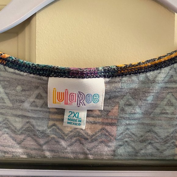 LulaRoe Irma High-Low Tunic Top, Size 2XL, NWOT - Picture 2 of 2